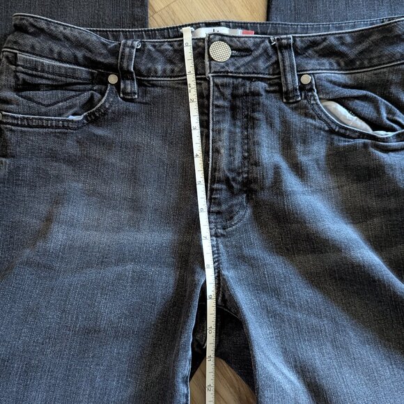 Cabi Black Denim High Straight Jeans, 8 - Picture 5 of 7